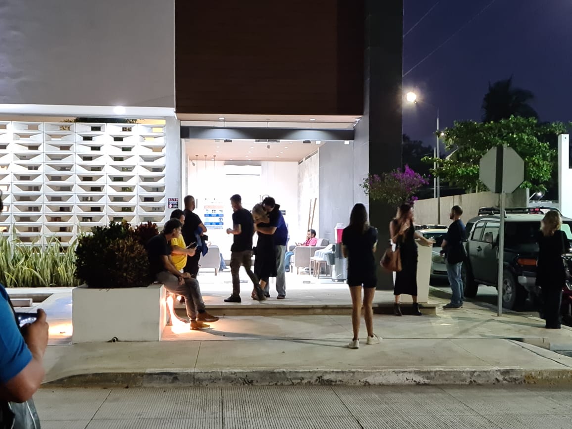 Funeral de Federico Mazzoni, gerente del club Mamita's Beach. (Especial)