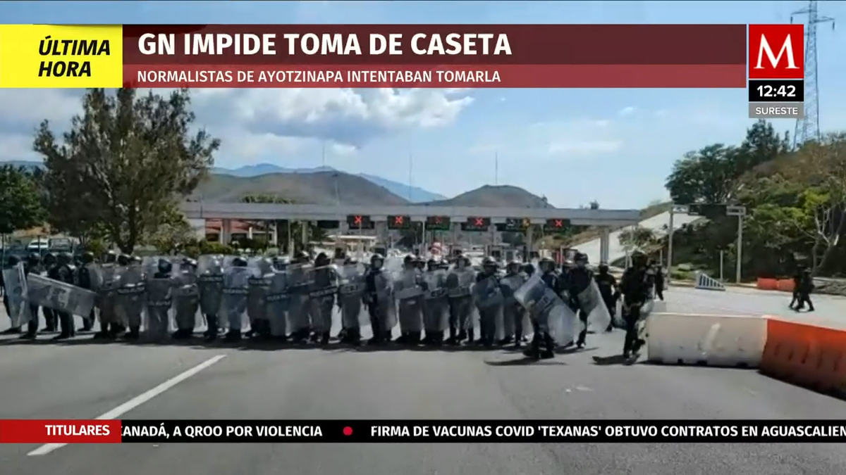 Guardia Nacional impide la toma de la caseta de Palo Blanco