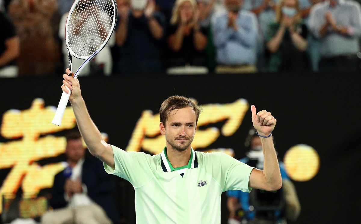 Medvedev será el rival de Nadal en la final del Abierto de Australia (AFP)