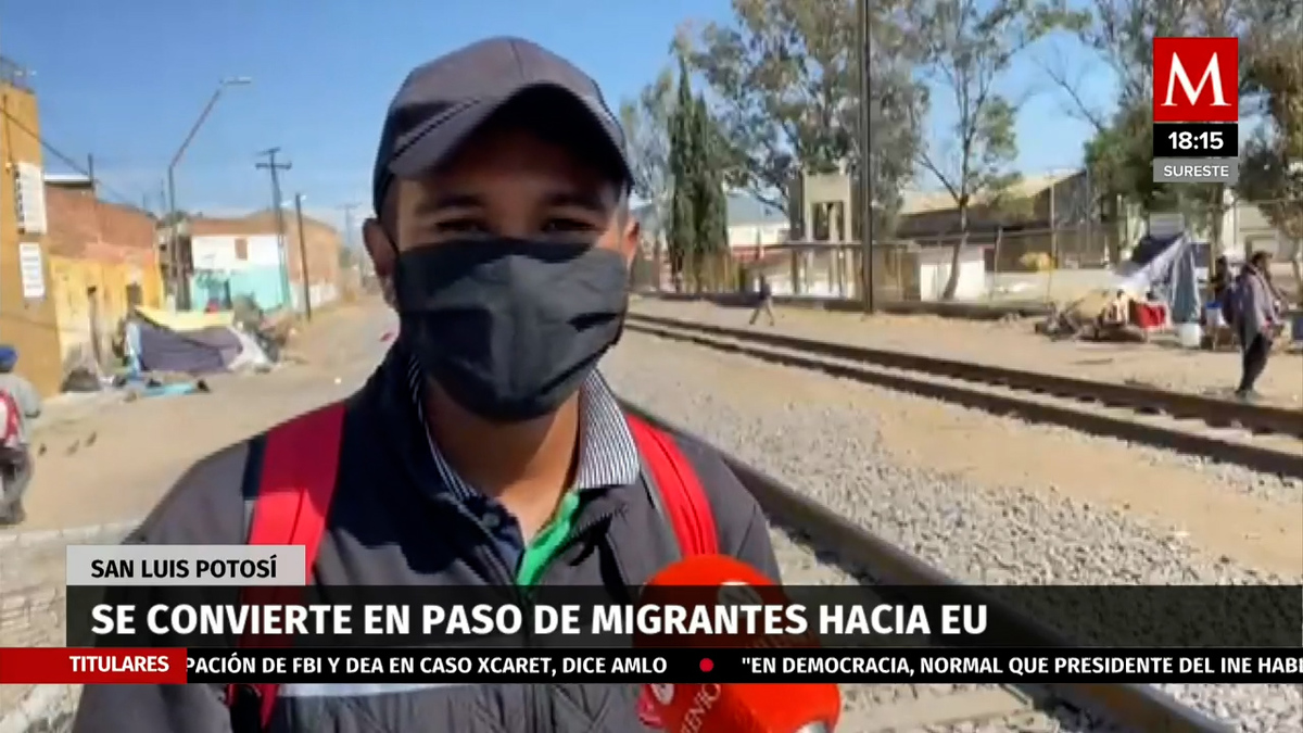 SLP se convierte en paso de migrantes hacia E.U