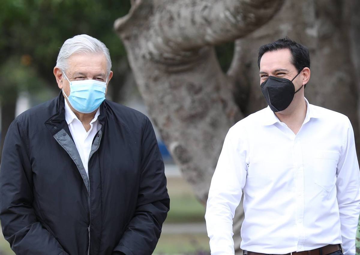 AMLO y Vila Dosal en Yucatán