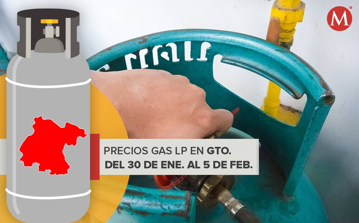¿Cuál es el precio del gas LP en Guanajuato?