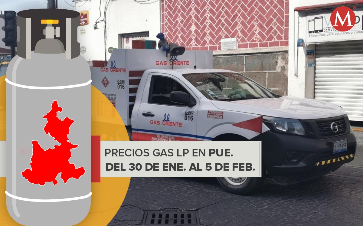Precio del gas LP del 30 de enero al 5 de febrero en Puebla | Melanie Torres