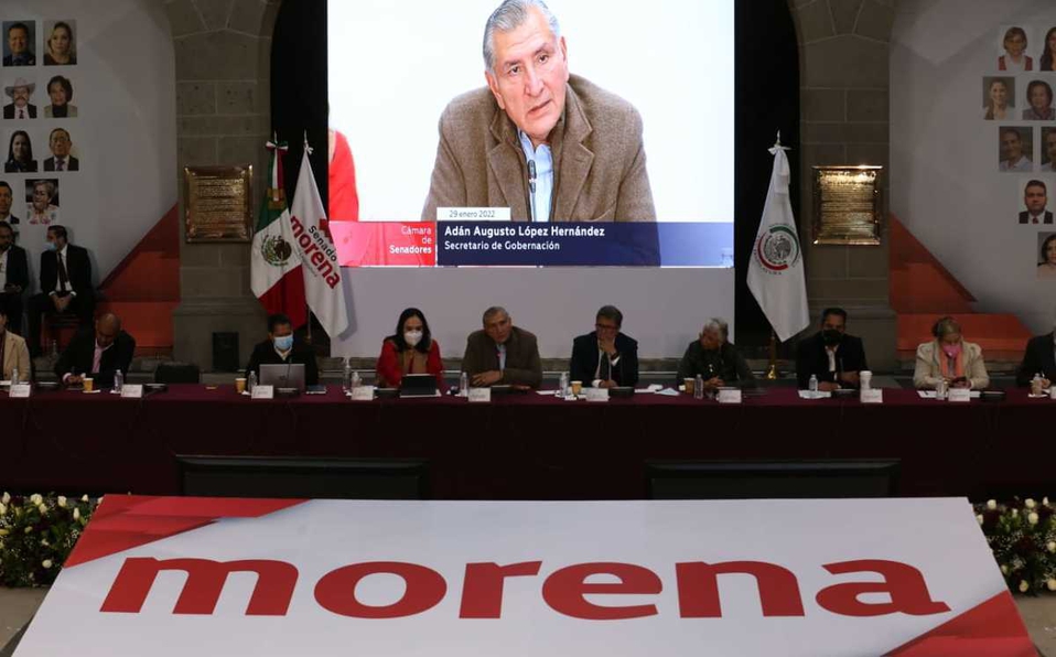 Titular de Segob pide a legisladores de Morena no perder tiempo