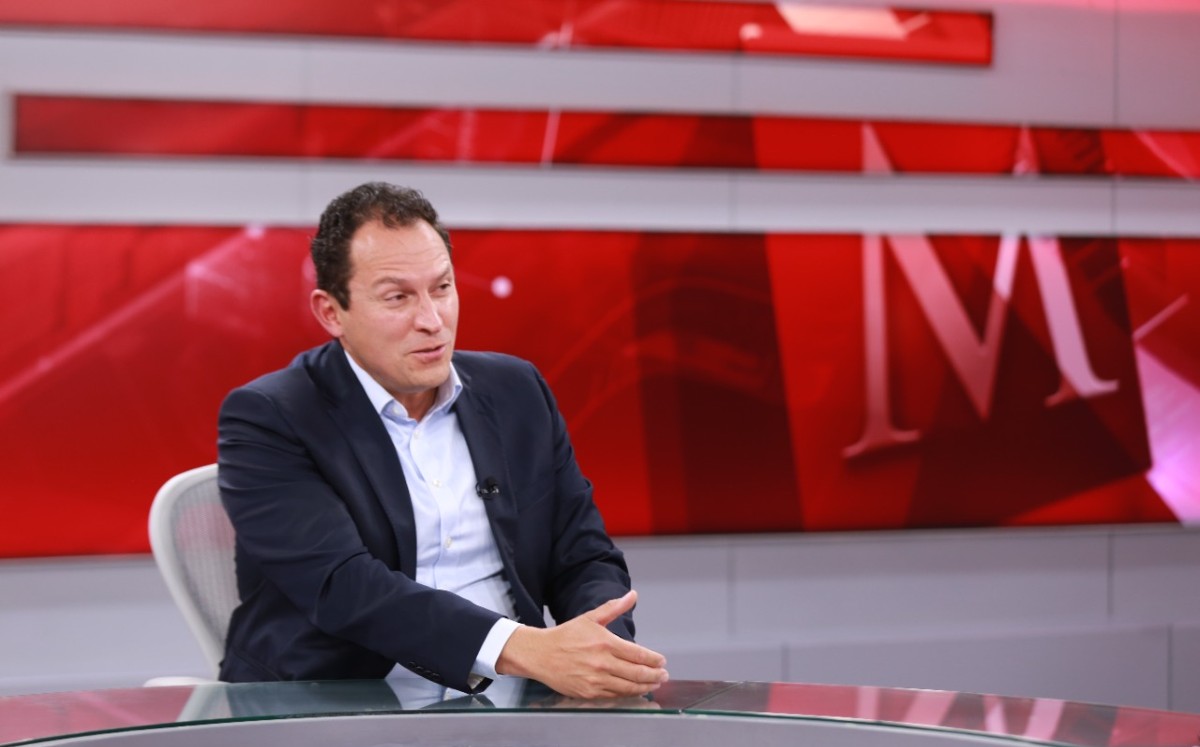 Alejandro Celorio, consultor jurídico de la cancillería, en entrevista para MILENIO Televisión. | Jorge González