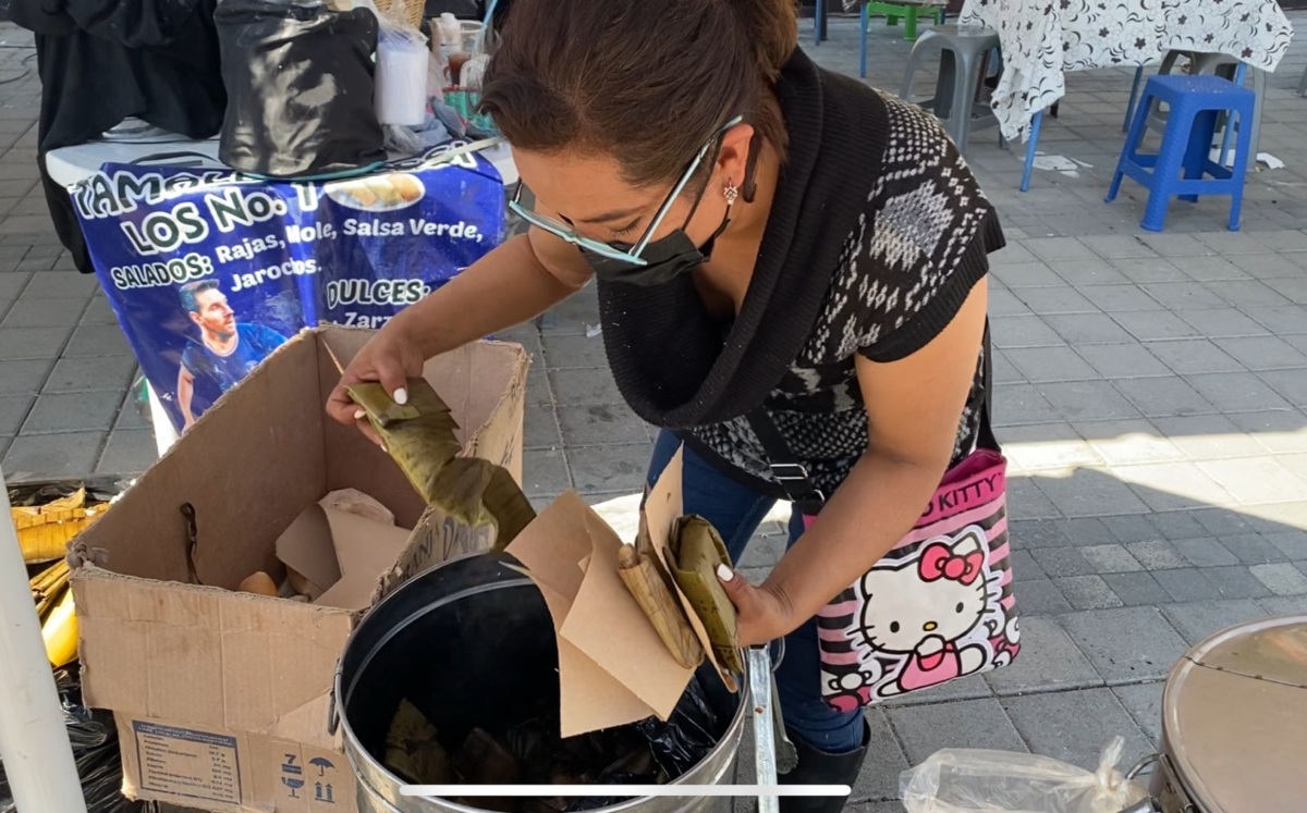 Alta afluencia en primera edición de la feria de Tamal en Cholula | Mariana Flores