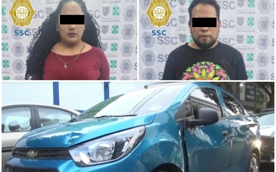 Cae pareja de 'montachoques' en CdMx; pedían 9 mil pesos
