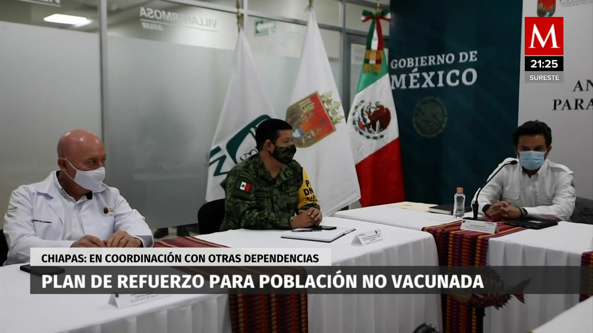 Chiapas. El IMSS anuncia plan para llegar a personas no vacunadas