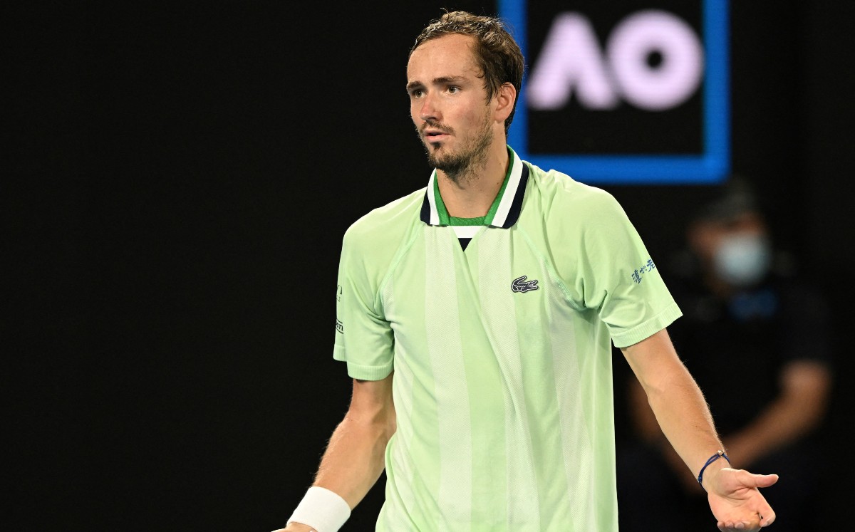 Daniil Medvedev estalla contra publico en Abierto de Australia (AFP)