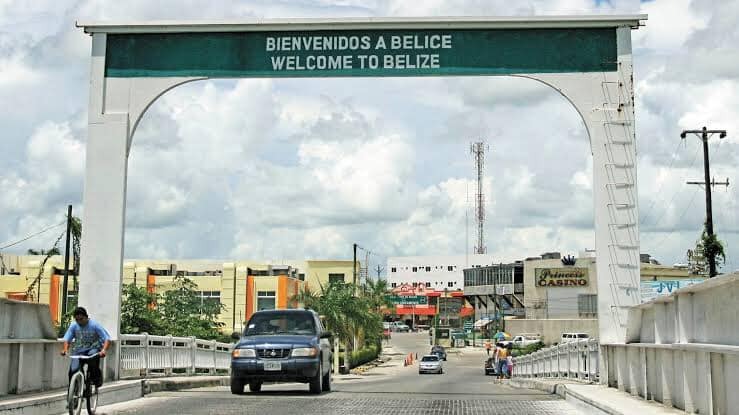 Frontera de Belice con México. (Especial)