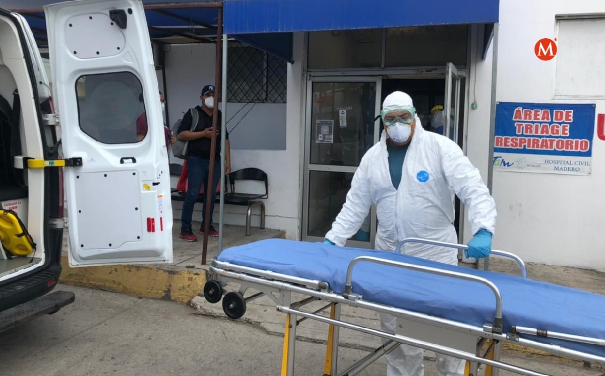 Ambulancias, pacientes covid-19, hospitalizaciones. (Cortesía)