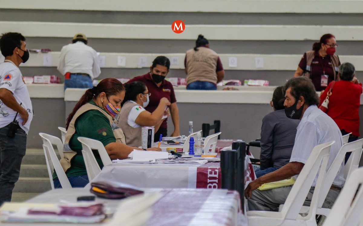 Pagos de pensión a adultos mayores en Tamaulipas. (Cortesía)