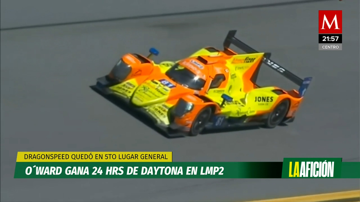 Patricio O'Ward gana las 24 horas de Daytona en categoría LMP2