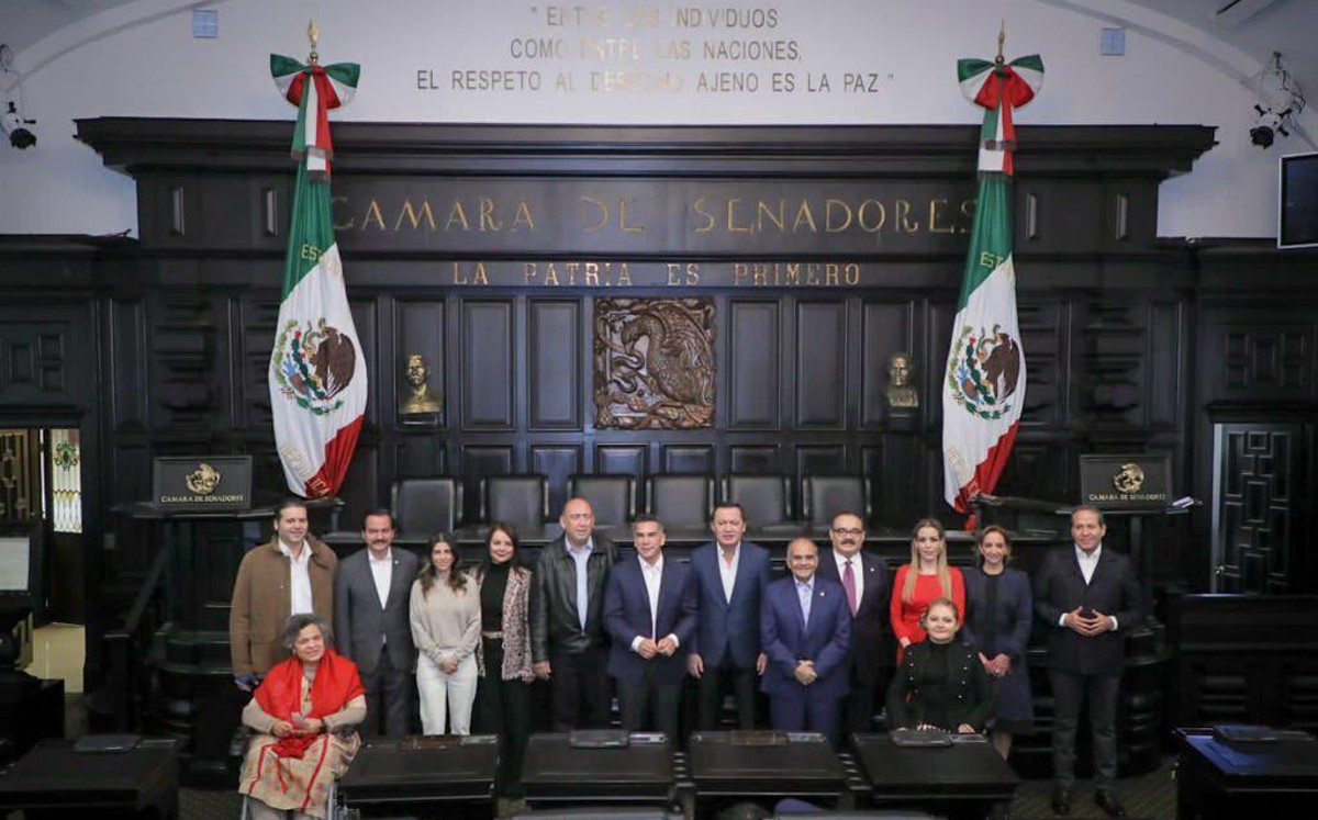 Los senadores del PRI celebraron su reunión plenaria. | Twitter