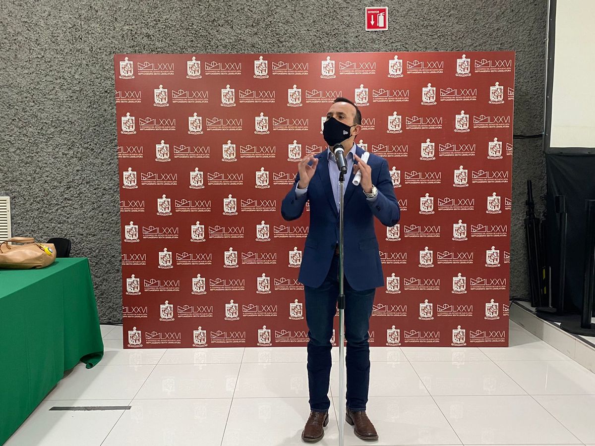 Carlos de la Fuente, coordinador de diputados del PAN en Nuevo León. Foto: Especial.