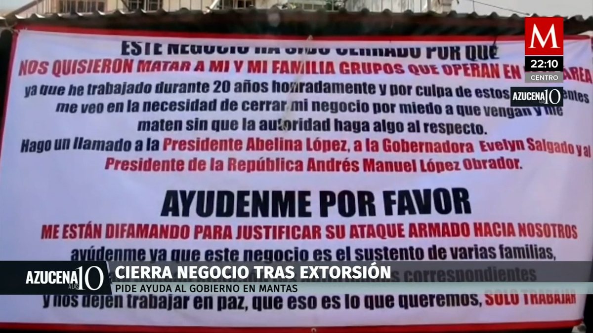 Comerciantes de Acapulco, Guerrero cierran sus negocios por amenazas