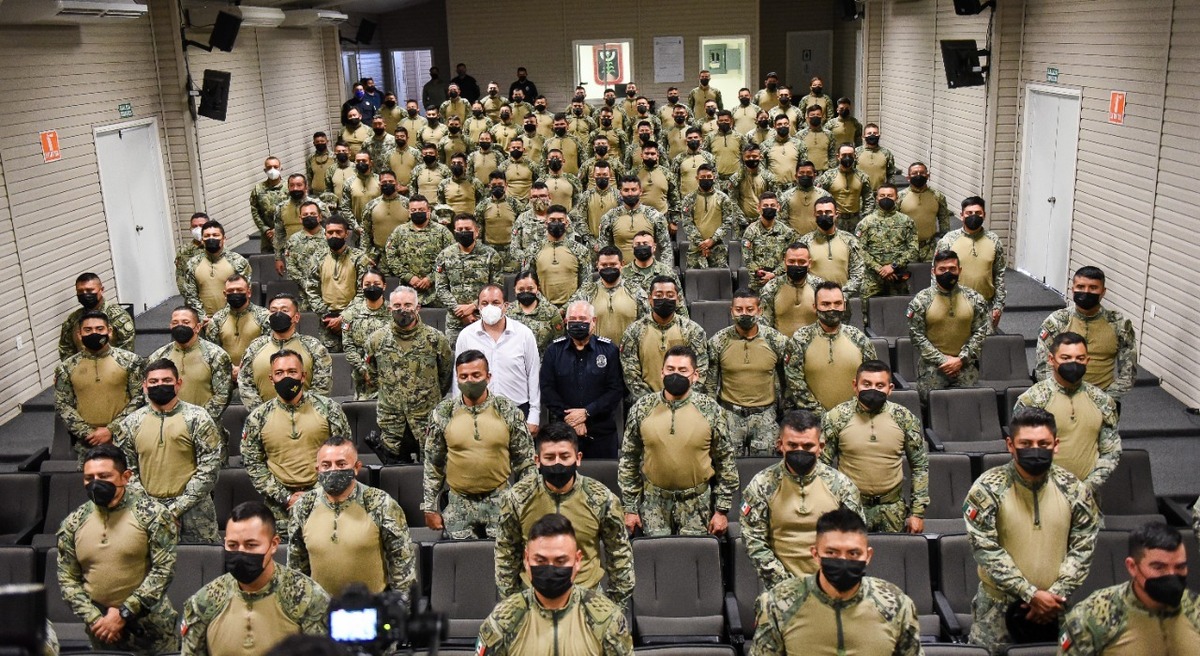 Elementos del Ejército llegaron para apoyar en materia de seguridad. (David Monroy)