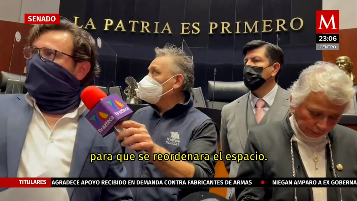 Desalojan a medios de Palco del Senado por medidas sanitarias
