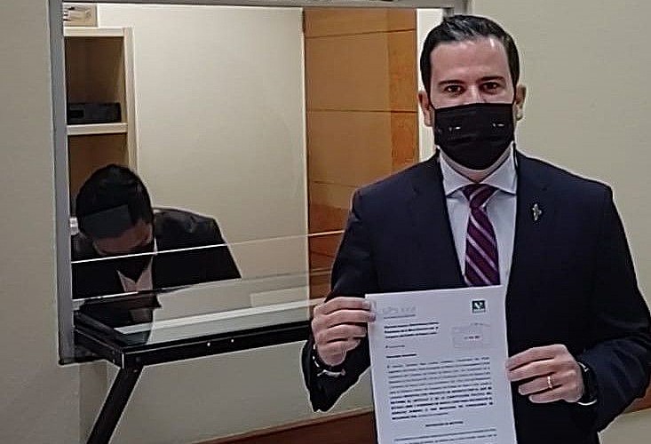 Raúl Lozano, coordinador del Partido Verde en Nuevo León. Foto: Especial.