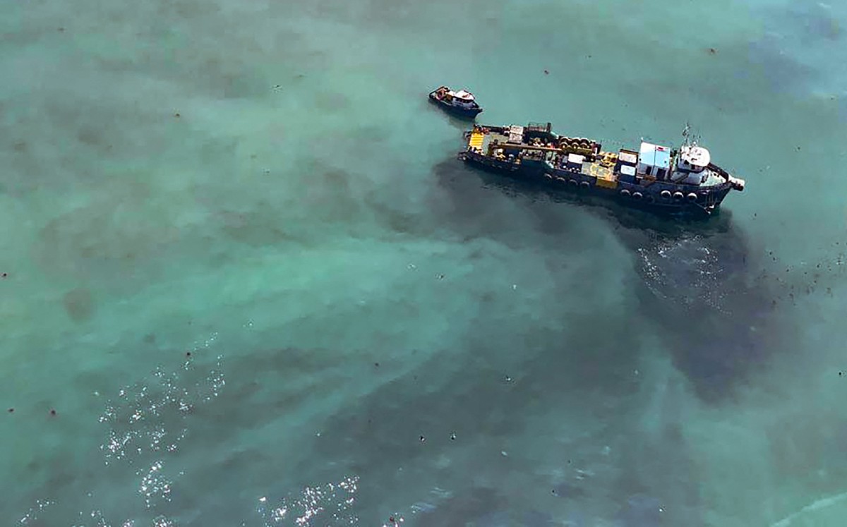 La compañía atribuyó el hecho a la agitación del mar por la erupción volcánica en Tonga. | AFP