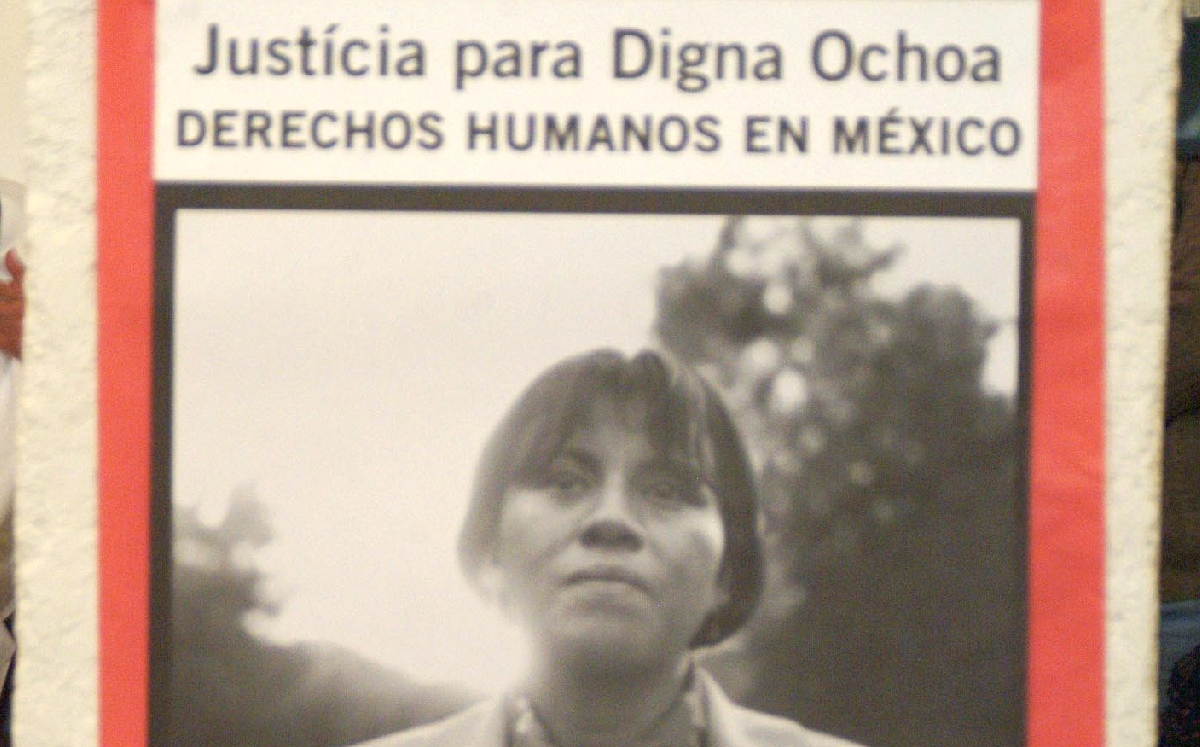 La corte determinó que México es culpable de violar el derecho de protección de la dignidad de Digna Ochoa. | Cuartoscuro