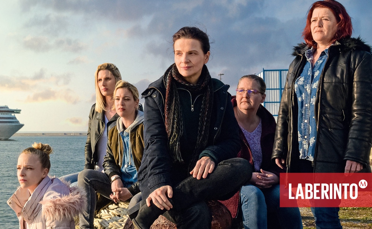 'En un muelle de Normandía', película protagonizada por Juliette Binoche como periodista infiltrada y un elenco de limpiadoras de ferry. (Cortesía: Me