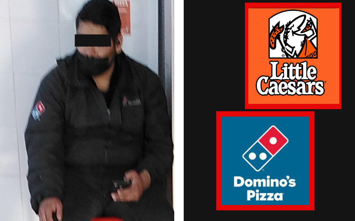 Captan a repartidor de Domino's en la competencia;  Little Caesars reacciona. |Especial