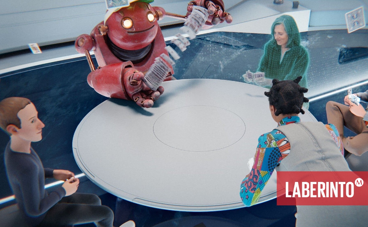 El metaverso, según la imaginación de Mark Zuckerberg. (Foto: Meta)