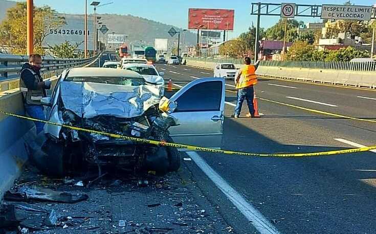 Choque en autopista México-Pachuca deja un muerto y un lesionado- Grupo ...
