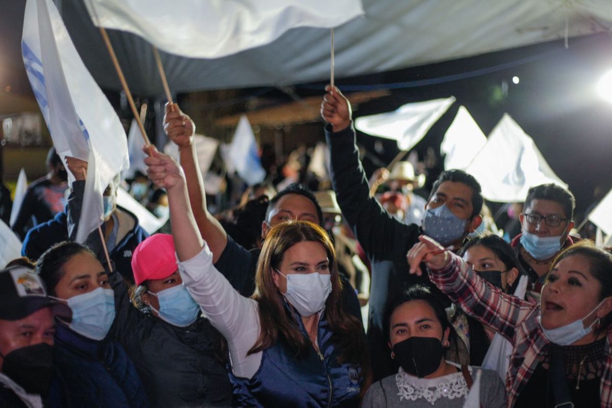 Carolina Viggiano se reunió con militantes del PAN en Tepatitlán (Cortesía)
