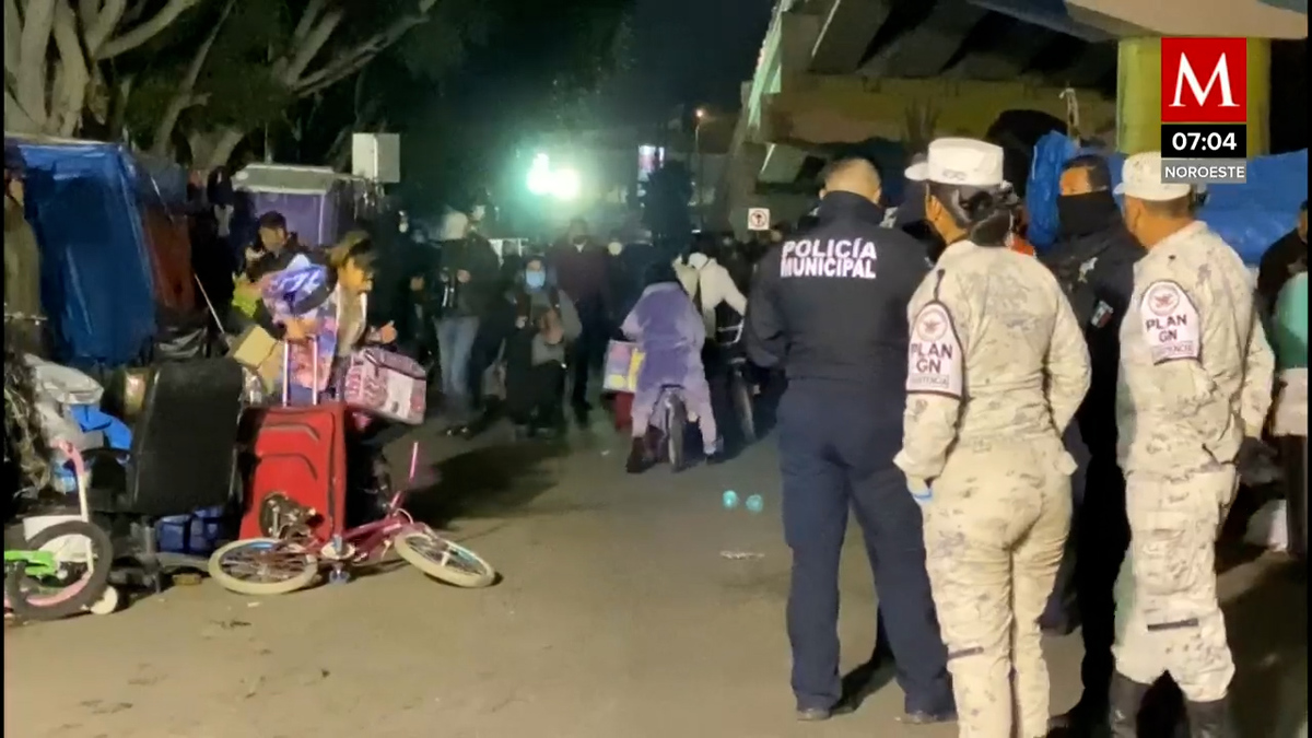 Desalojan campamento migrante “El Chaparral” en Tijuana