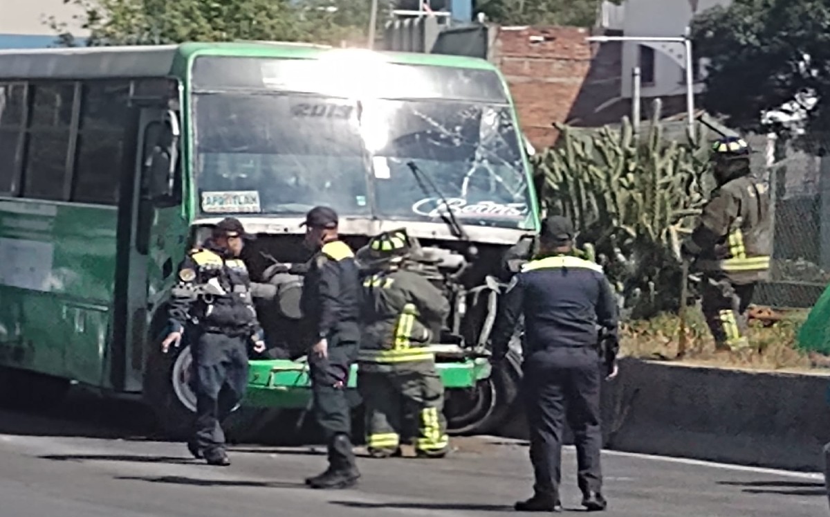 El accidente no registro heridos (César Velázquez )
