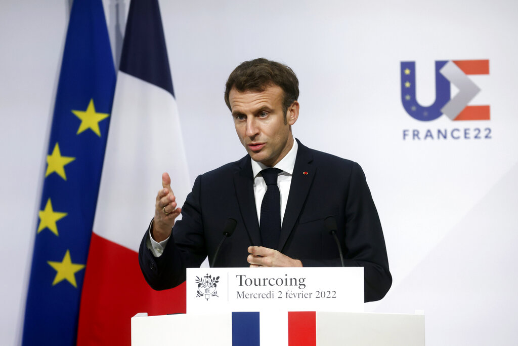 Emmanuel Macron, presidente de Francia. (AP)