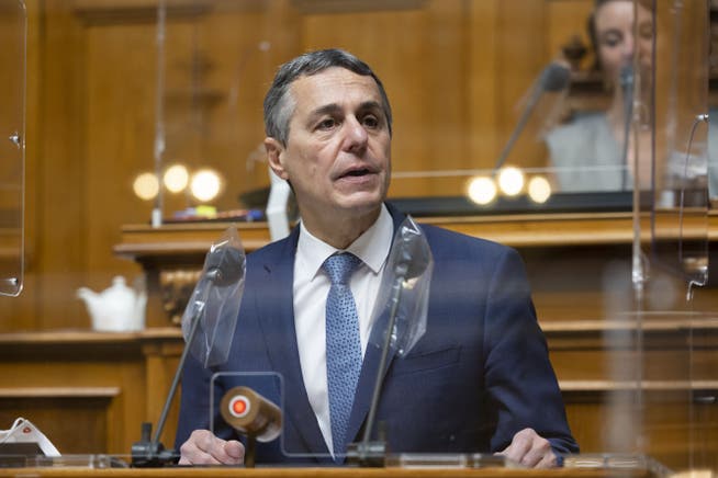 Ignazio Cassis presidente de Suiza muestra interés por mejorar diferencia con Europa (AFP)