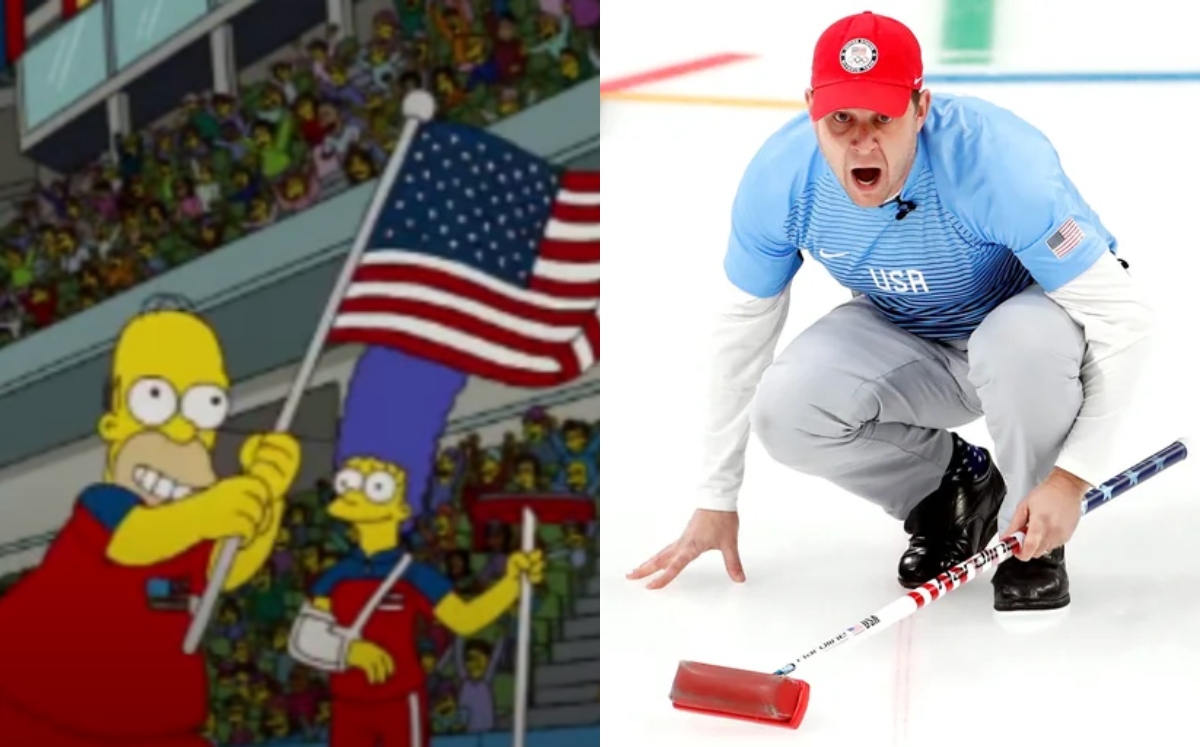 Los Simpson predijeron un oro de Estados Unidos en curling en los Juegos Olímpicos de Invierno (Especial / Reuters)