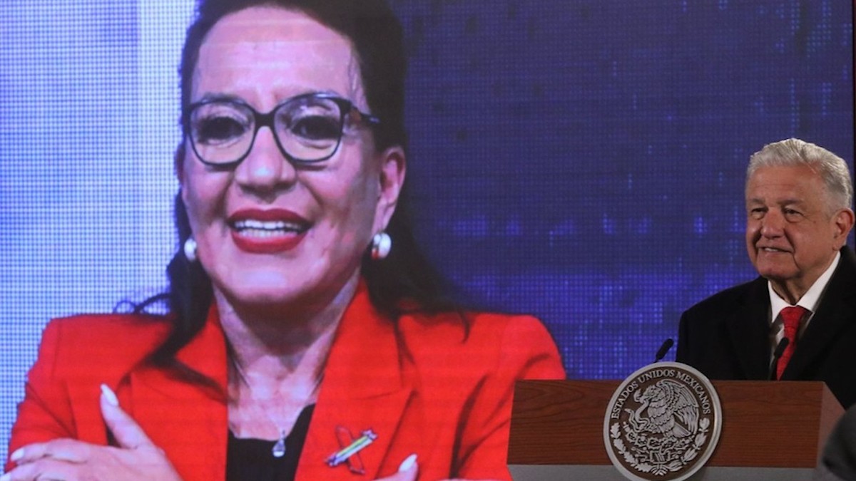 AMLO desea pronta recuperación a Xiomara Castro, infectada de covid