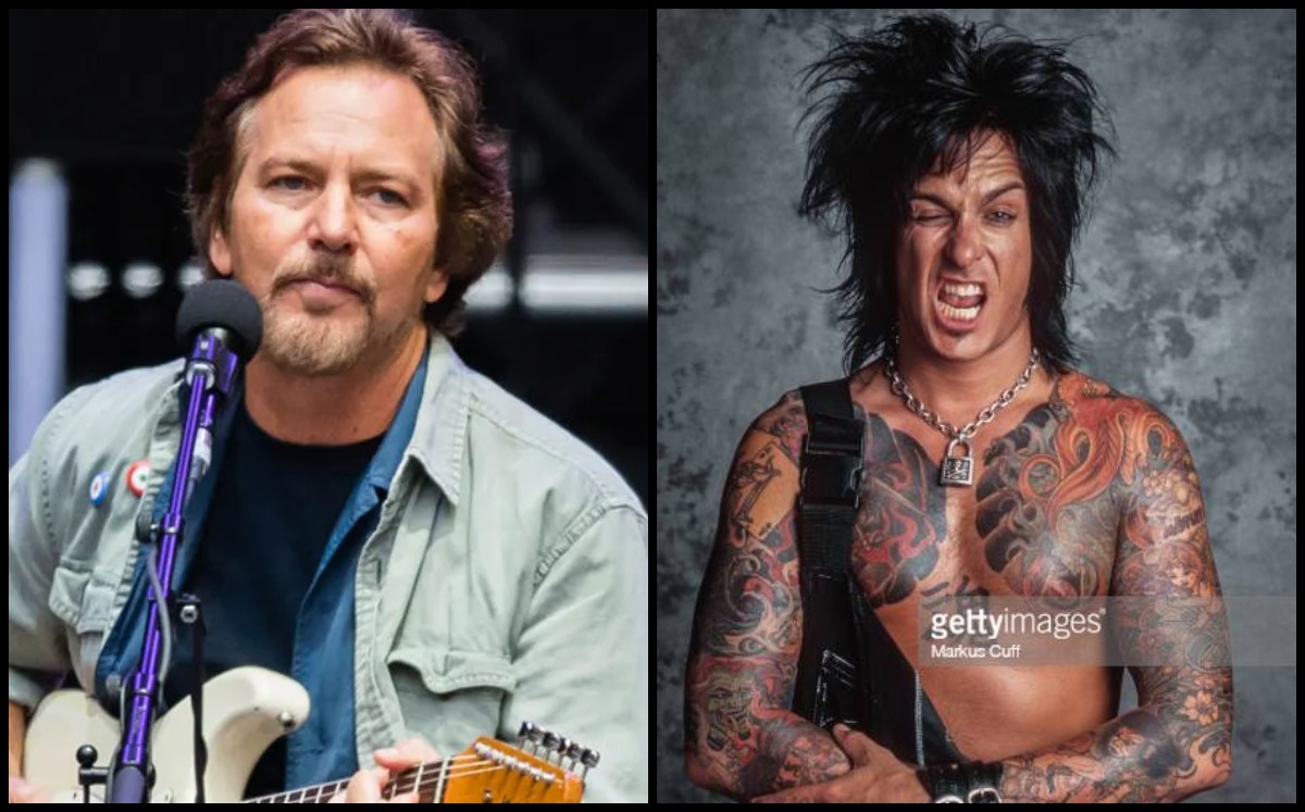 Eddie Vedder y Nikki Sixx