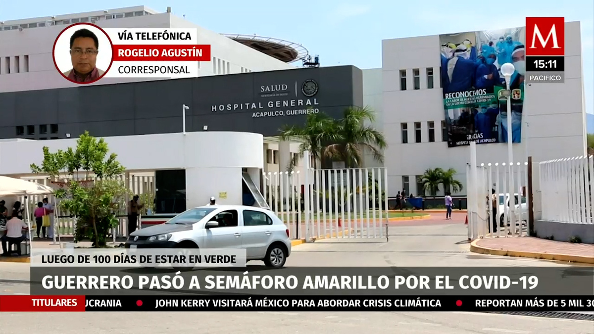 Guerrero regresa a semáforo amarillo por covid-19