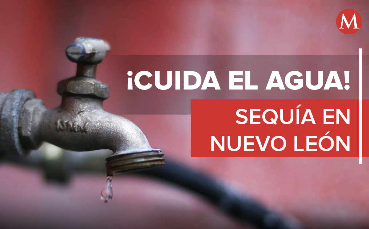 Nuevo León atraviesa por una crisis de agua. Foto: Jorge López/Diseño: Milenio