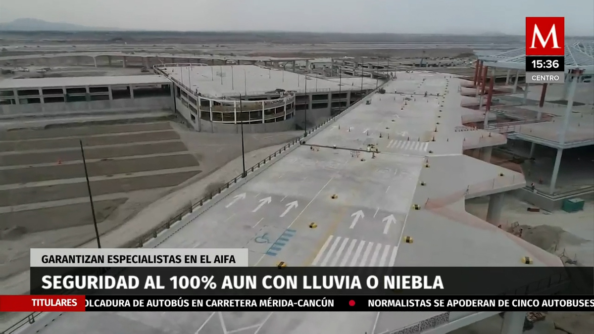 Santa Lucía garantiza aterrizajes 100% seguros incluso con niebla, polvo y lluvia