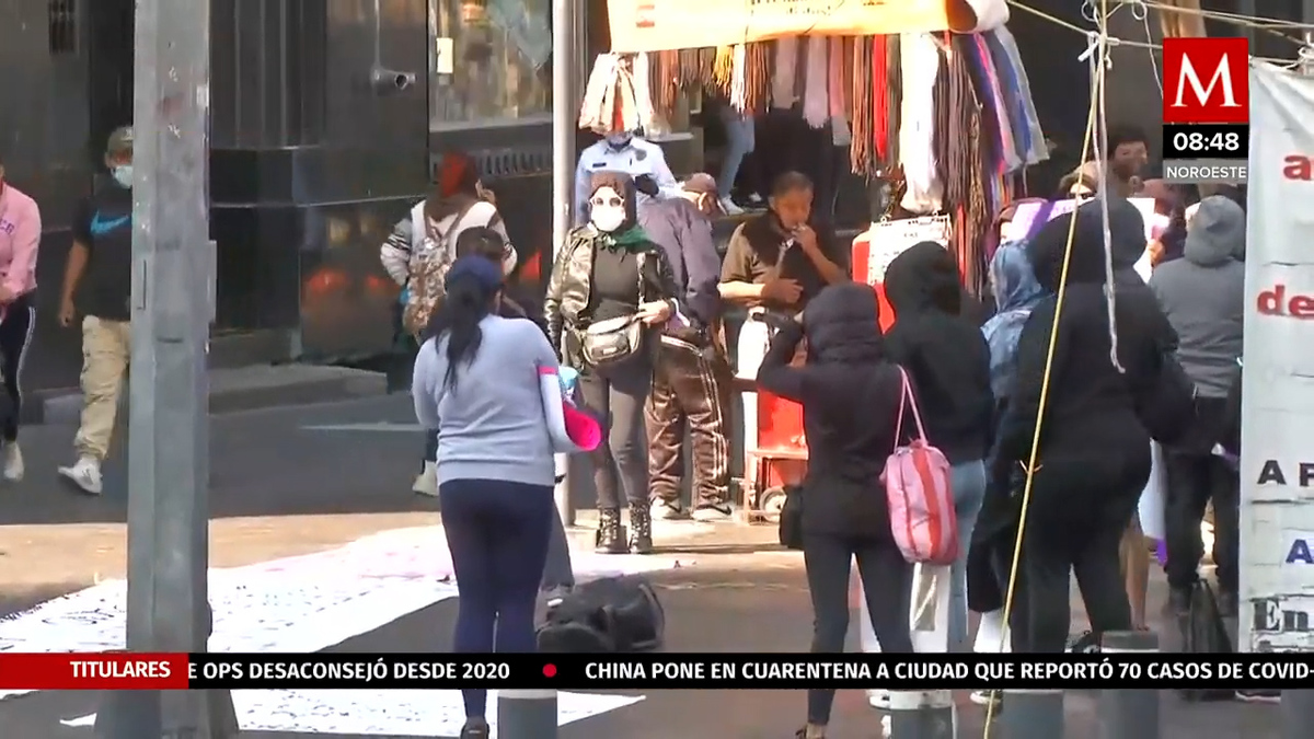 Se congregan colectivos feministas en alcaldía Cuauhtémoc