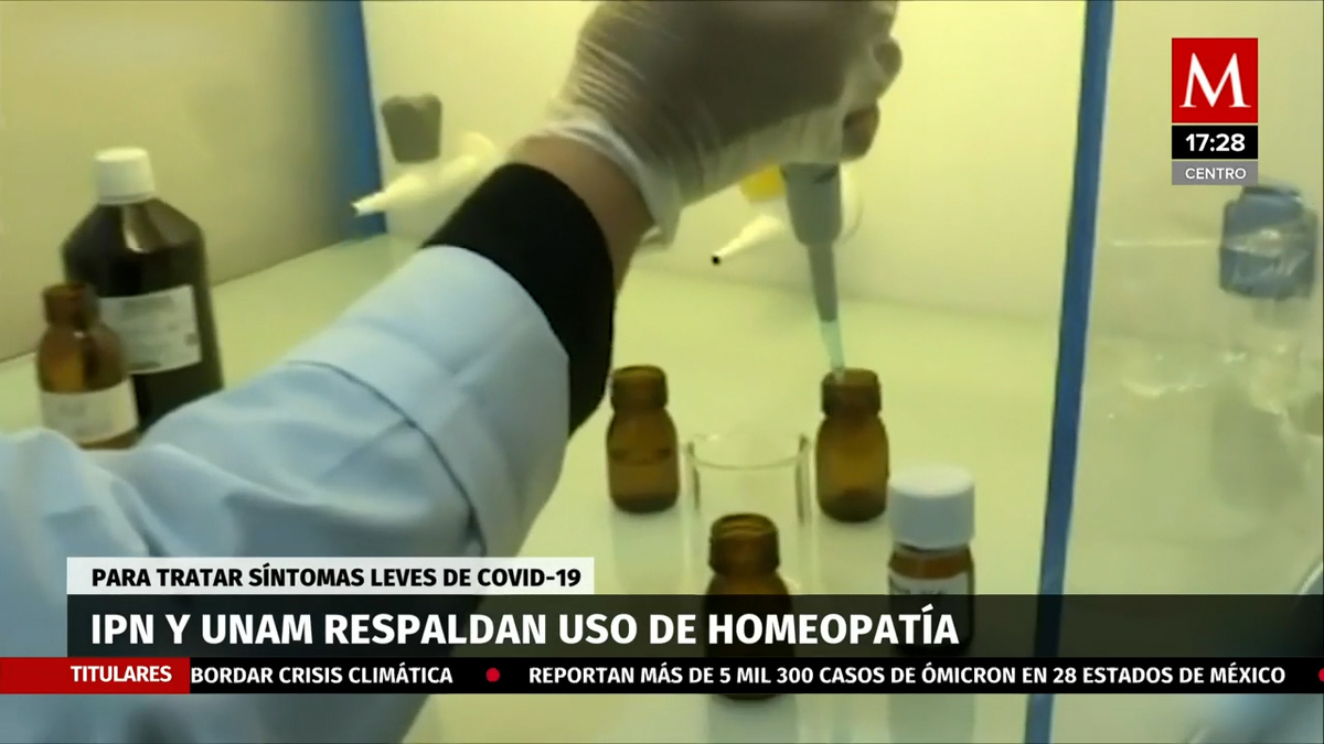 UNAM e IPN respaldan aval a homeopatía para síntomas leves de covid