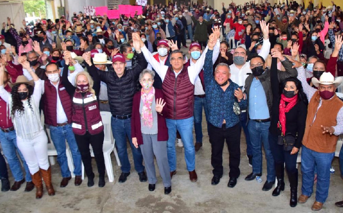 Américo Villarreal afirma que fuerza de Morena está en el pueblo. (Especial)