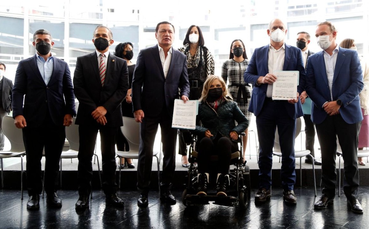 Los coordinadores del PAN, PRI y PRD respaldaron las propuestas de los alcaldes. | Especial