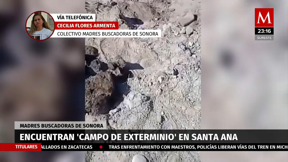 Madres Buscadoras encuentran fosas con cuerpos calcinados en Sonora