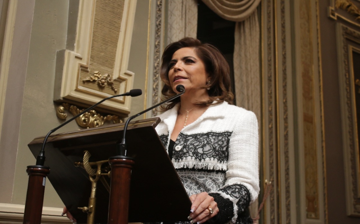 Olivia Salomón durante su comparecencia en el Congreso Local | Especial