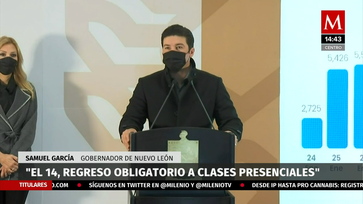 Samuel García plantea regreso a clases presenciales en NL