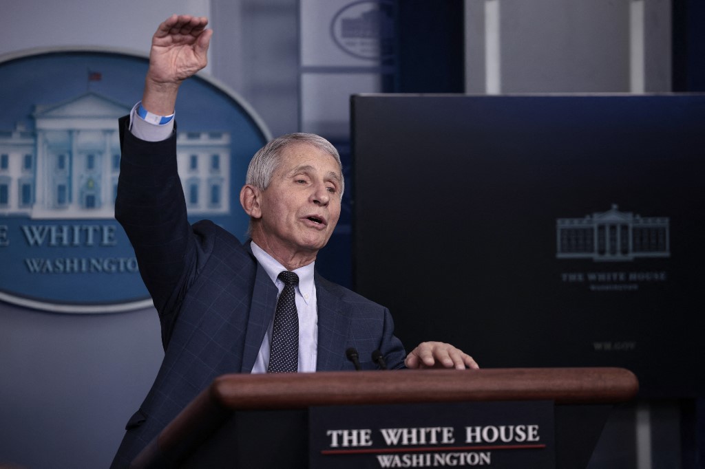 Anthony Fauci, principal asesor médico del gobierno de Estados Unidos. | AFP