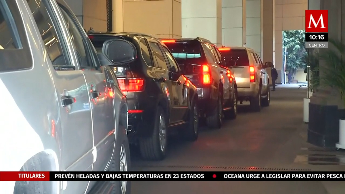 Convoy traslada a John Kerry tras reunión con canciller