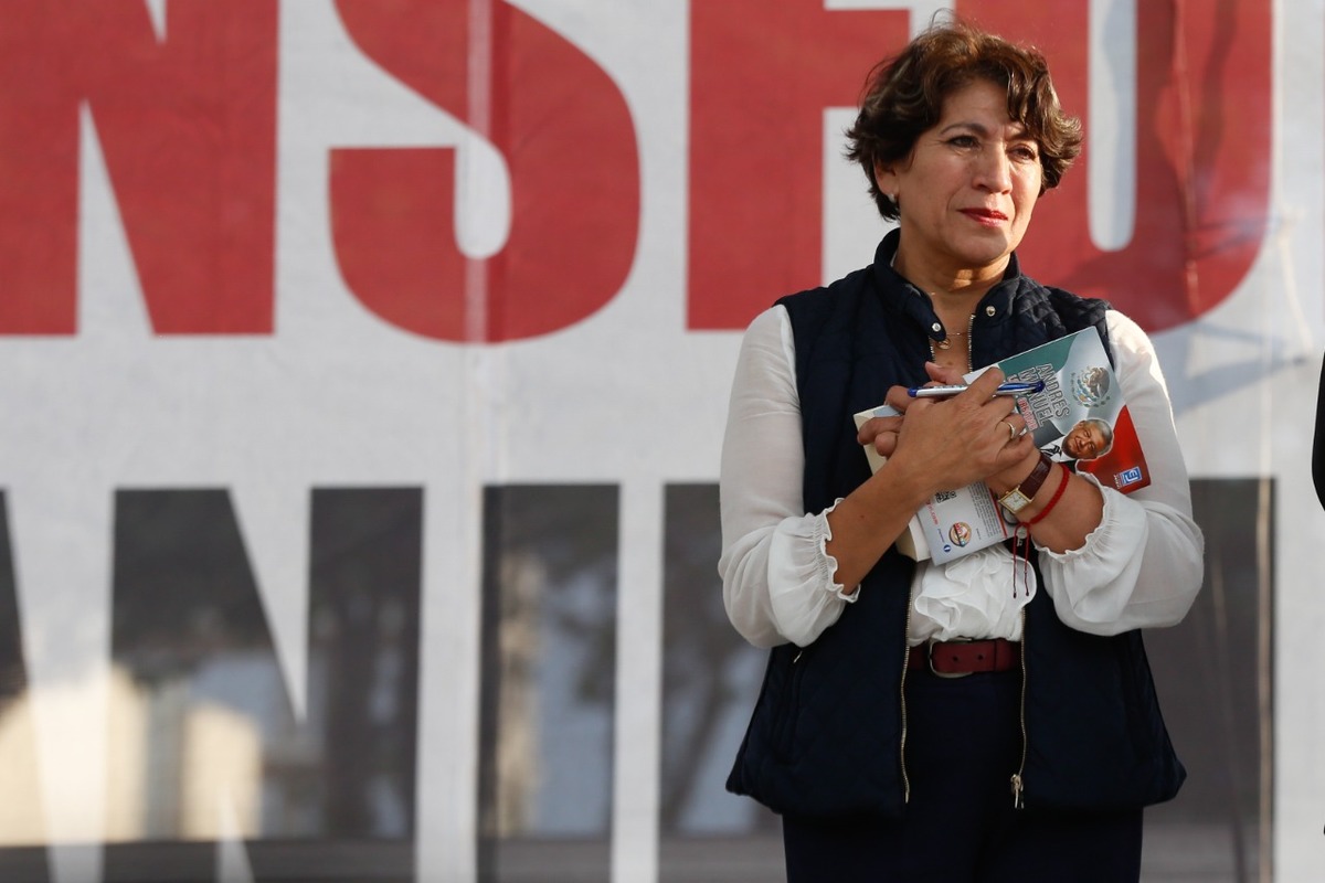 Delfina Gómez Álvarez, secretaria de Educación Pública. | Araceli López